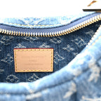 Monogram Denim Pochette Valley Blue