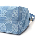 Damier Denim 3D Speedy Bandouliere 30 Denim Blue