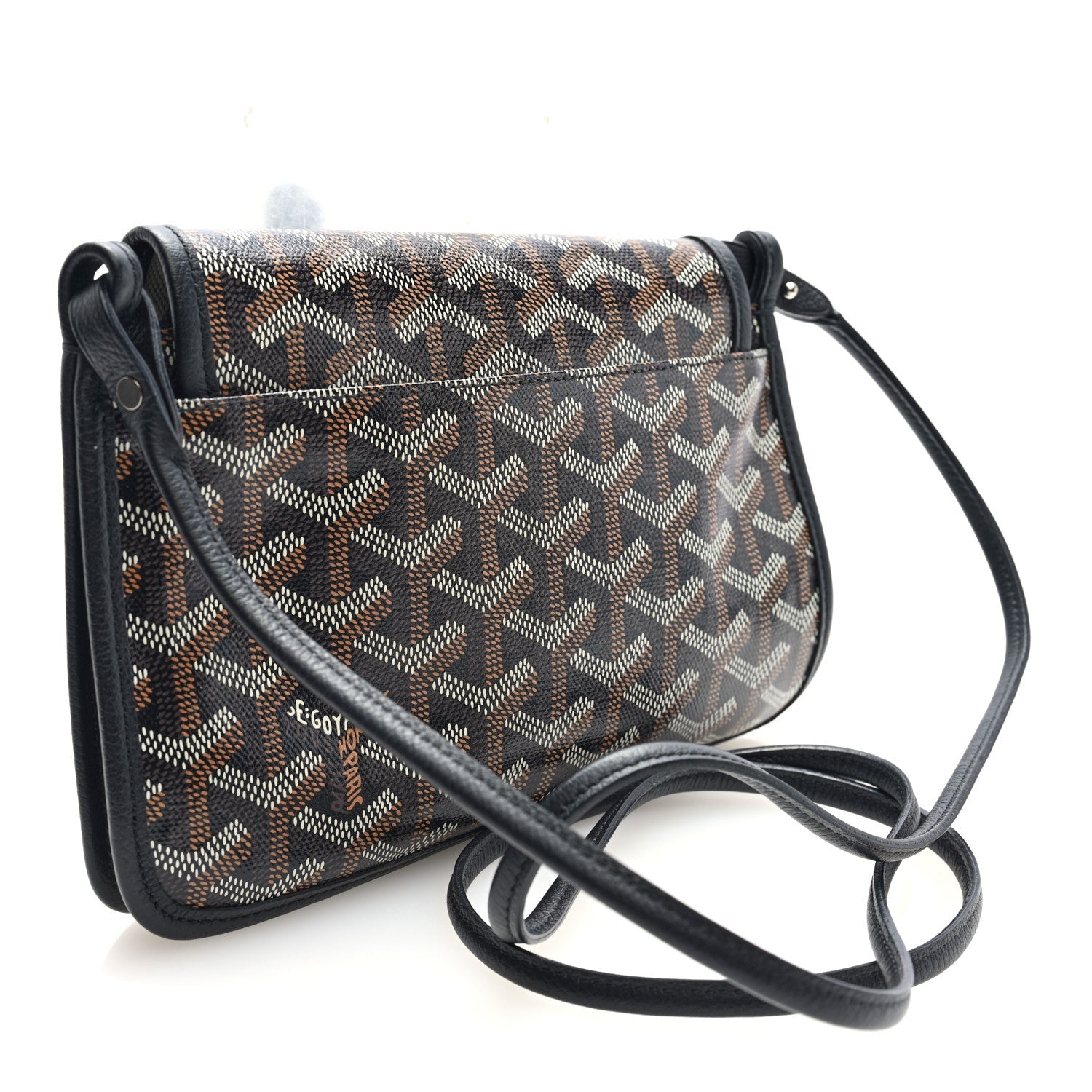 Goyardine Plumet Wallet Clutch Black