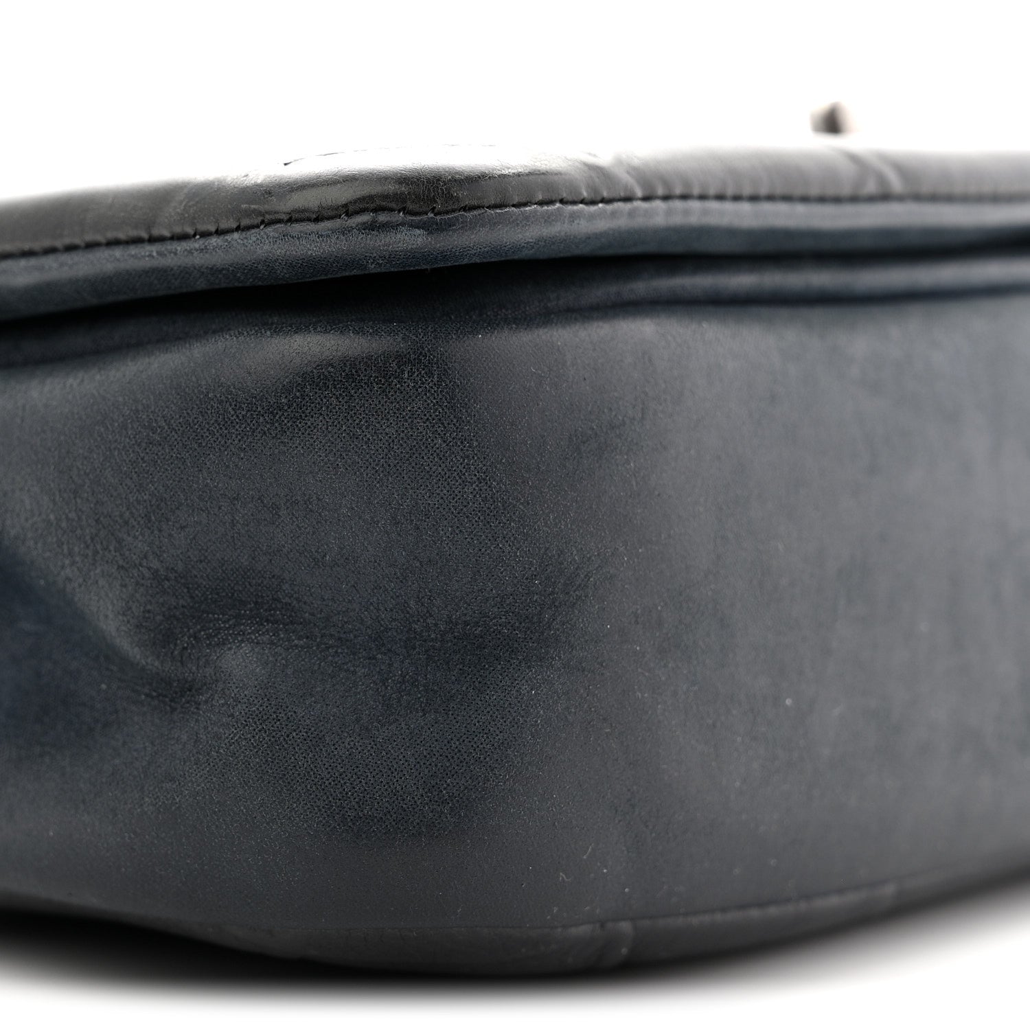 Calfskin Diamond Embossed New Chic Flap Blue