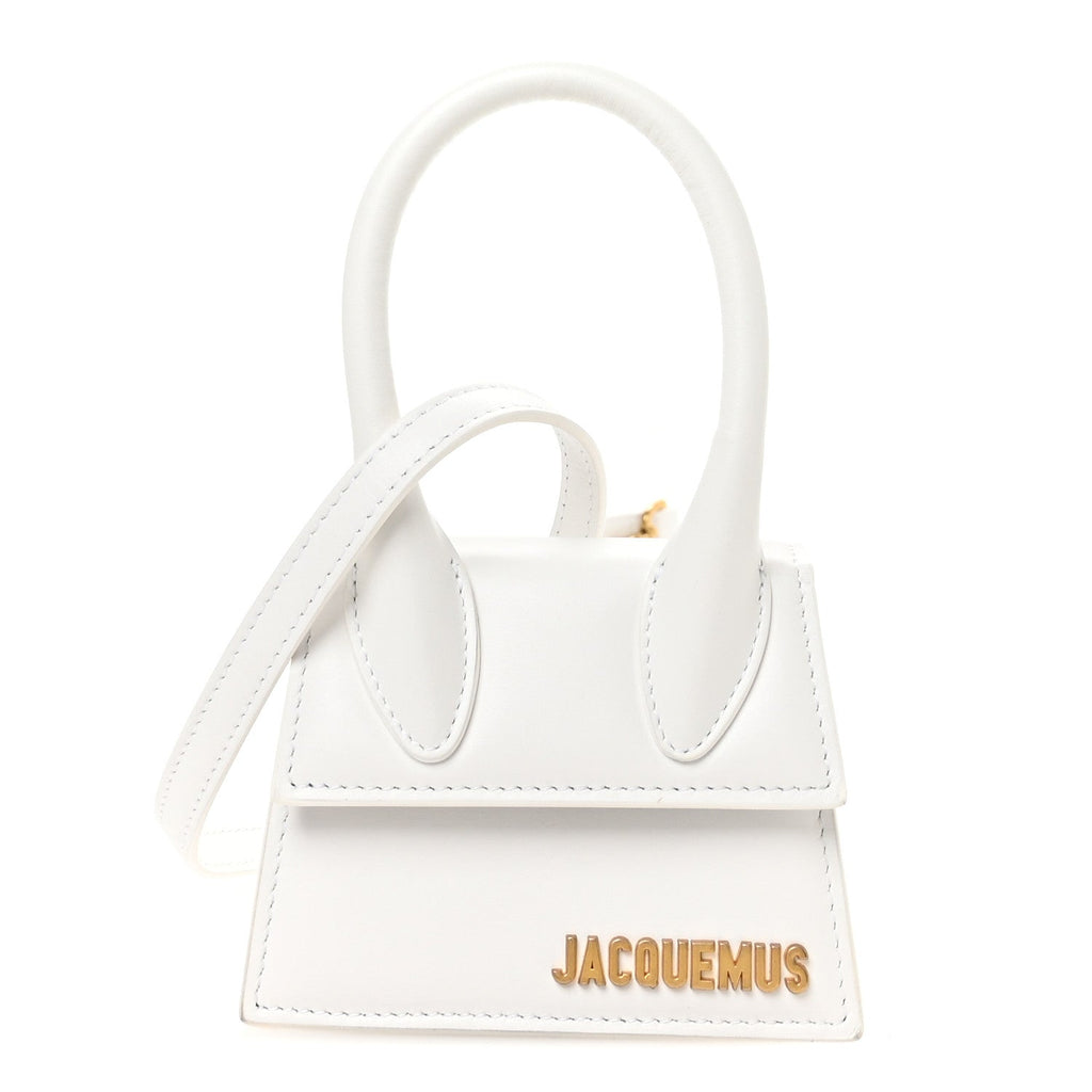 Smooth Calfskin Le Chiquito White