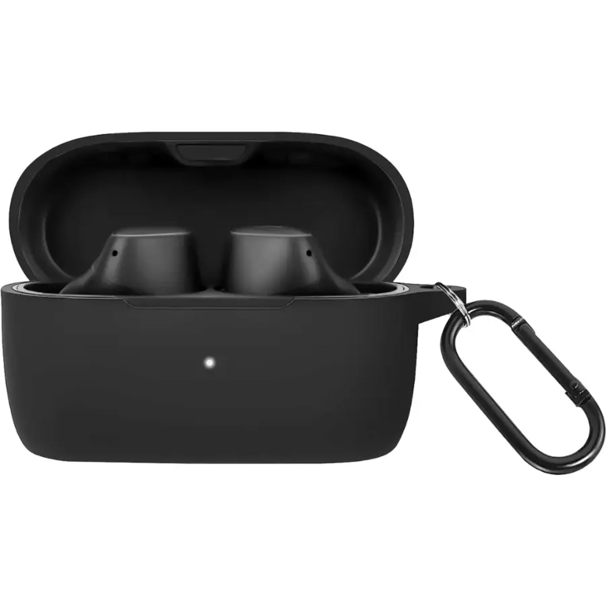 SAHARA - Anti-Slip Silicone Case for Jabra Elite 4 Headphones - Black