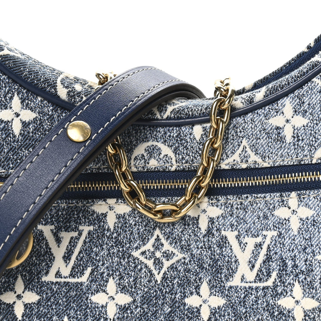 Monogram Jacquard Denim Loop Bleu