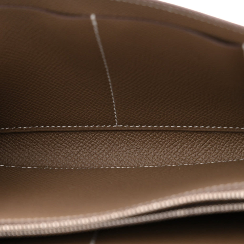 Epsom Kelly Wallet To Go Etoupe
