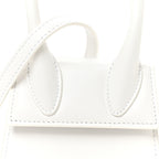 Smooth Calfskin Le Chiquito White