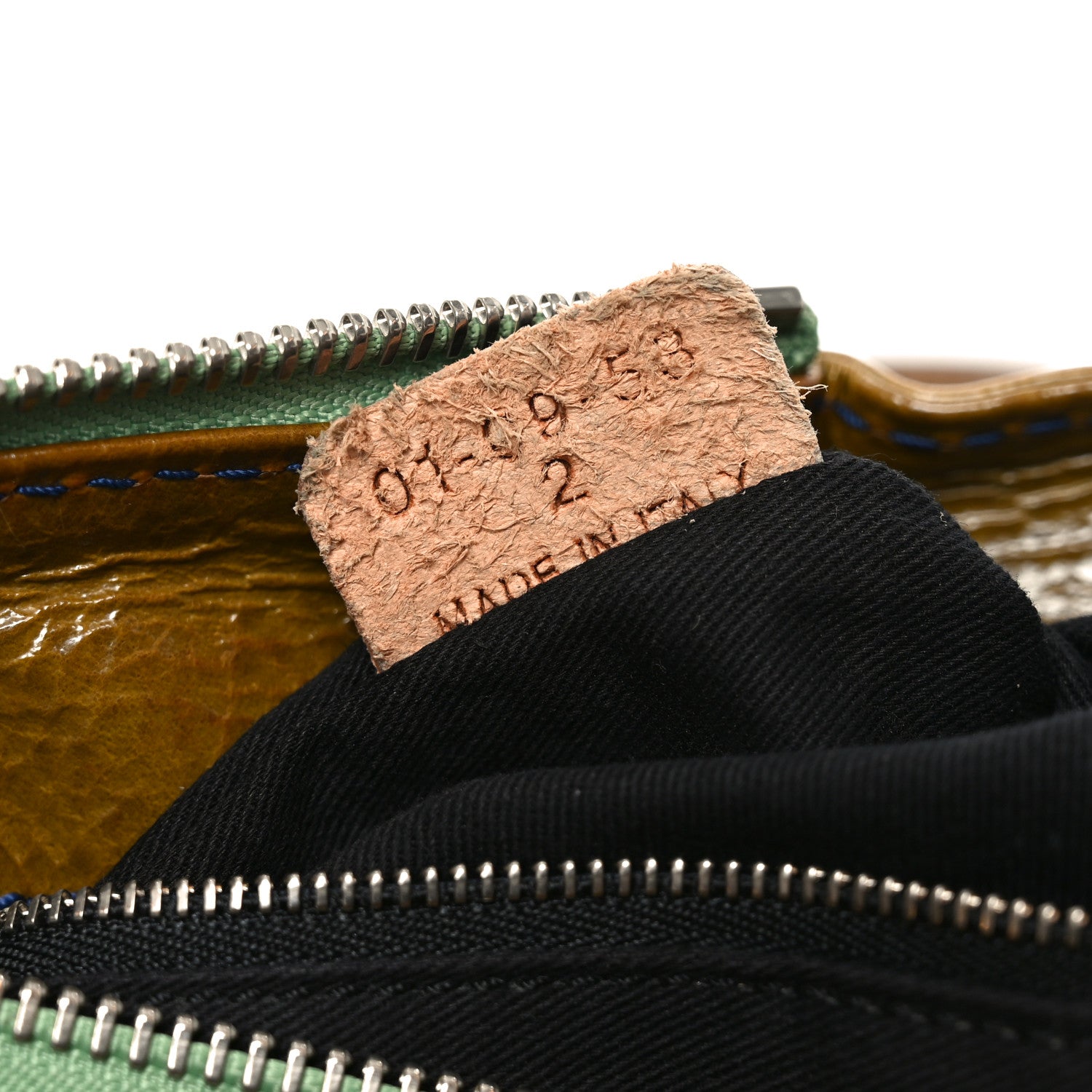 Crinkled Patent Medium Paddington Satchel