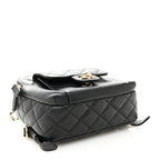 Caviar Quilted Small CC Day Backpack Black