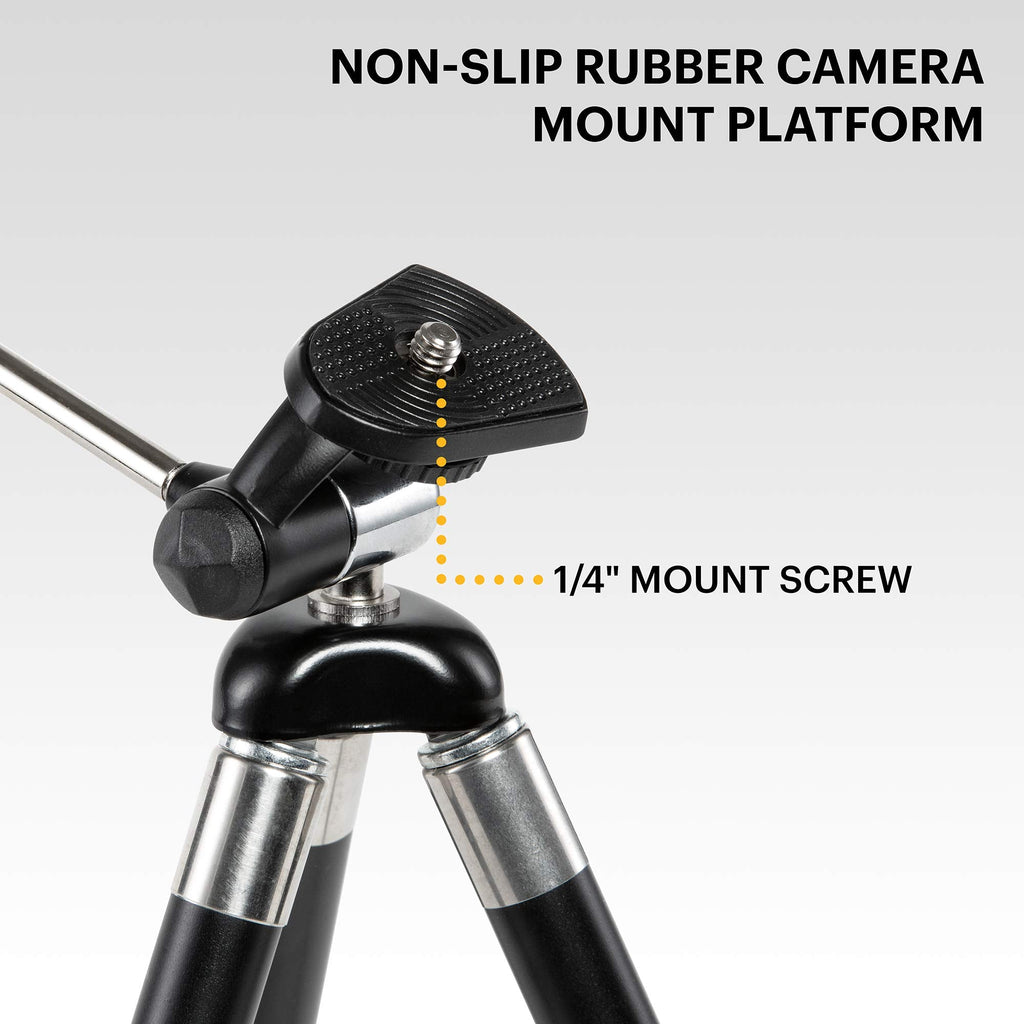 Kodak PhotoGear 42” Camera Tripod, 8-Section Aluminum Tripod with Remote, 360° Ball Head & Case