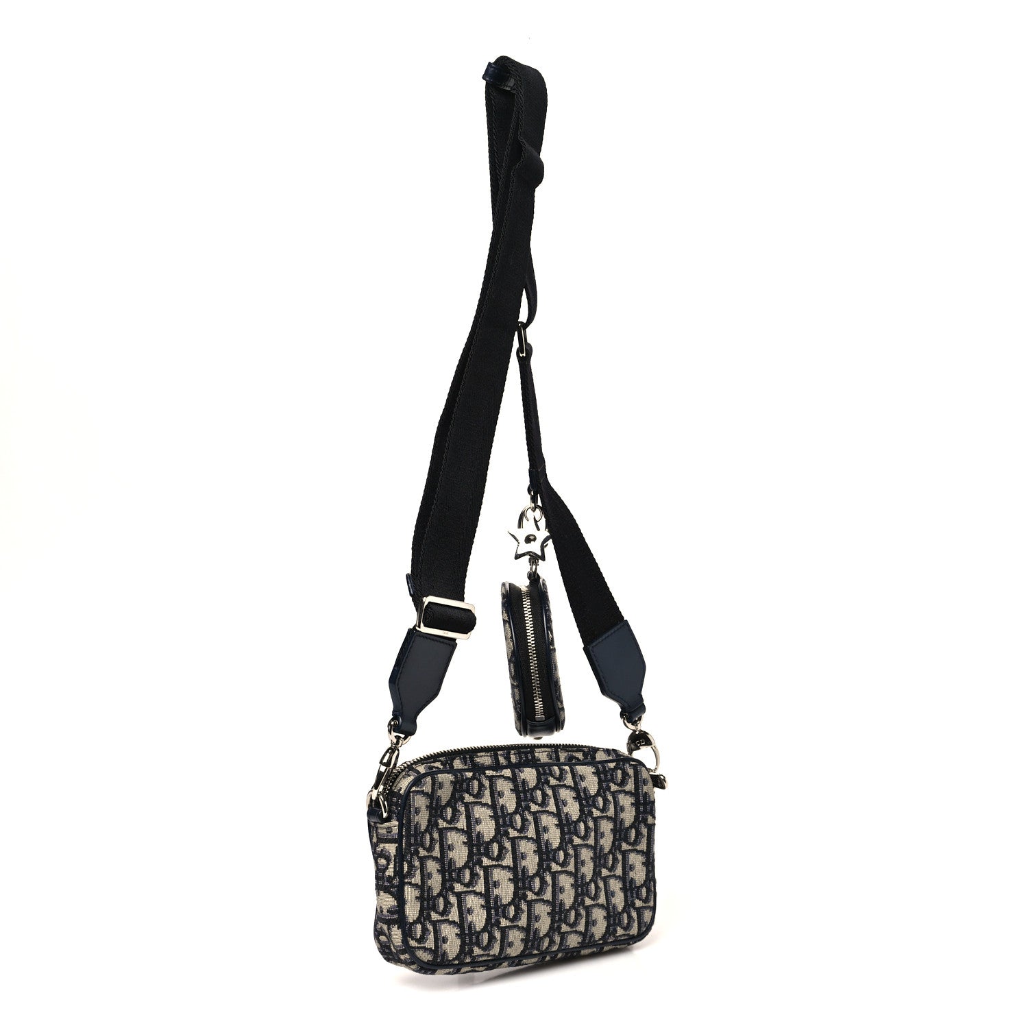 Oblique Calfskin Small Kids' Multifunctional Bag Beige Black