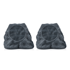 1-Pair Bluetooth Multi-Link Solar Rechargeable Wireless Rock Speakers