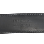 Saffiano Triangle Belt 100 40 Black