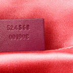 Velvet Matelasse GG Marmont Dome Backpack Fuchsia Violet Cyclamen
