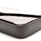 Vernis Pochette Felicie Chain Wallet Amarante