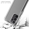 Reiko High Quality 2X Clean Pc And Tpu Bumper Case In Clear For Samsung Galaxy A23