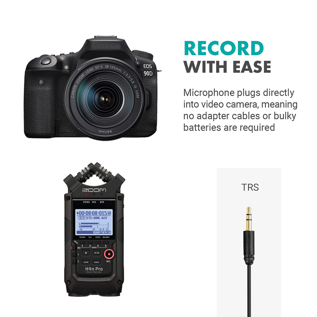 Movo DM1P Lavalier Mic for DJI Osmo 4k Camera