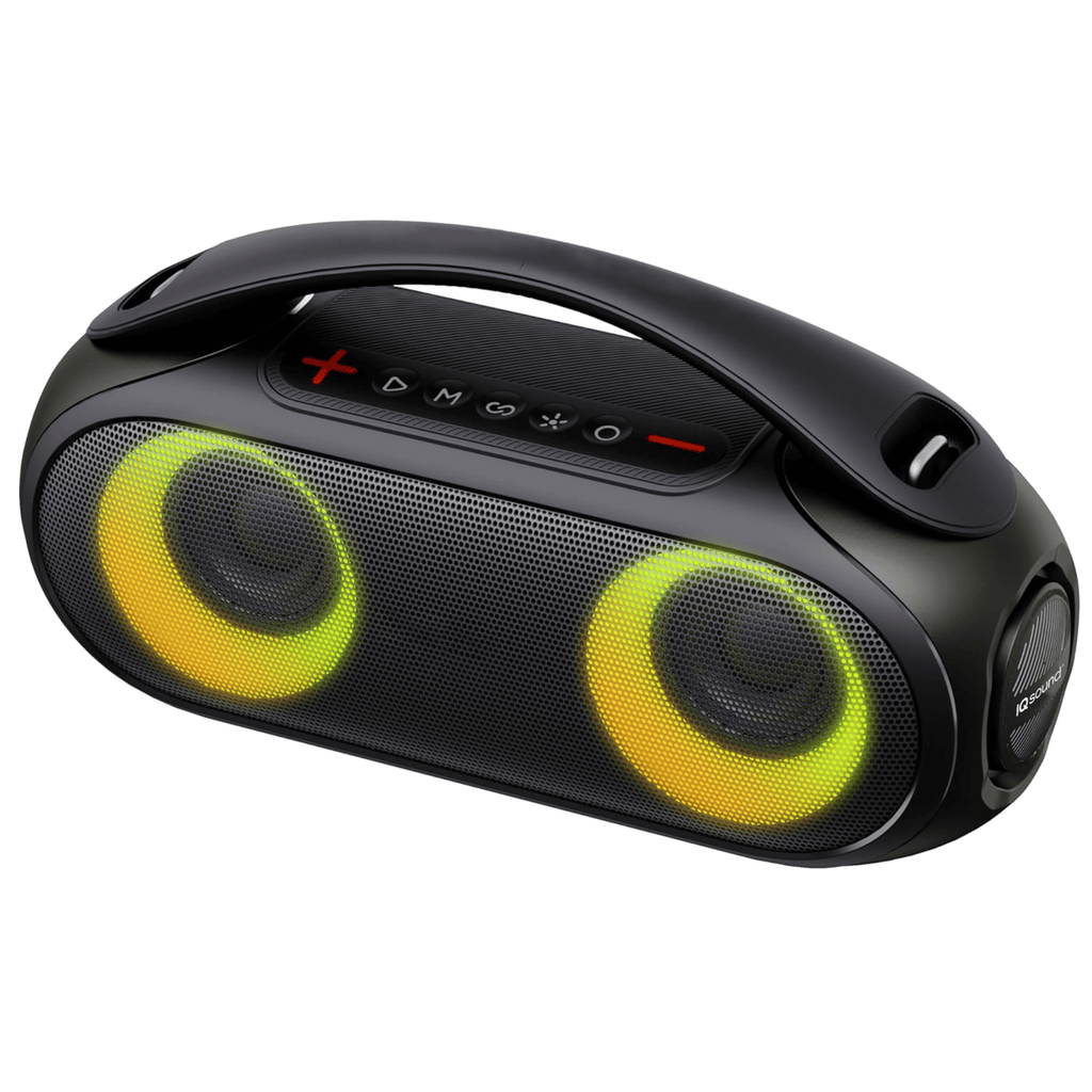 Portable Water-Resistant BT Speaker with RGB Light Panel