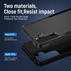 Entronix Bundle Compatible with Galaxy A25 - Soft-Touch Dual-Layer Case & 2 Clear Screen Protectors