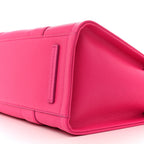 Grained Calfskin Large The Tote Bag Hot Pink