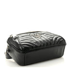 Soft Calfskin Impunture Diagramme Belt Bag Black