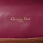 Lambskin Cannage Medium Miss Dior Flap Fuchsia