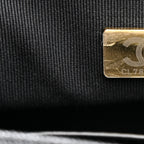 Caviar Quilted Funky Match Mini Flap Black