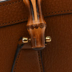 Textured Dollar Calfskin Web Small Diana Tote Bag Cuir Black