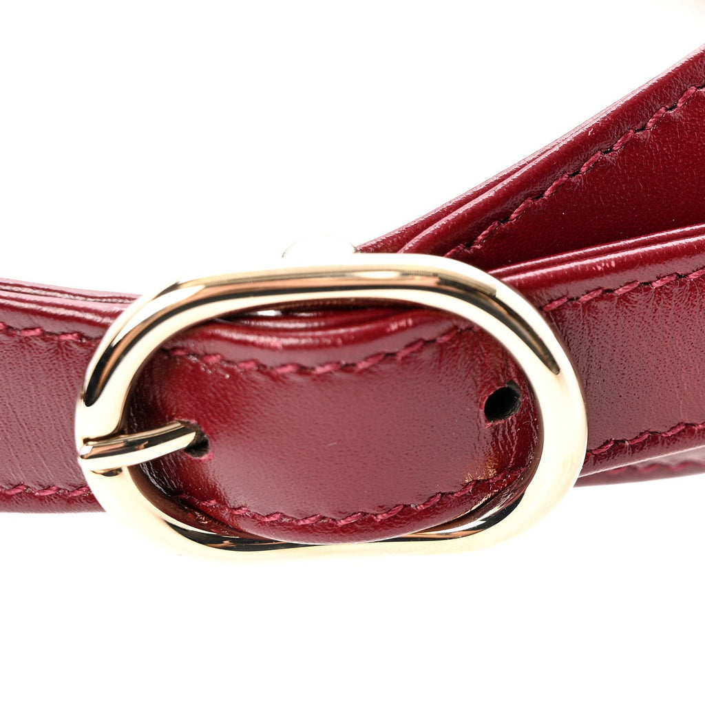 Ancora Calfskin Web Medium Jackie 1961 Hobo Rosso