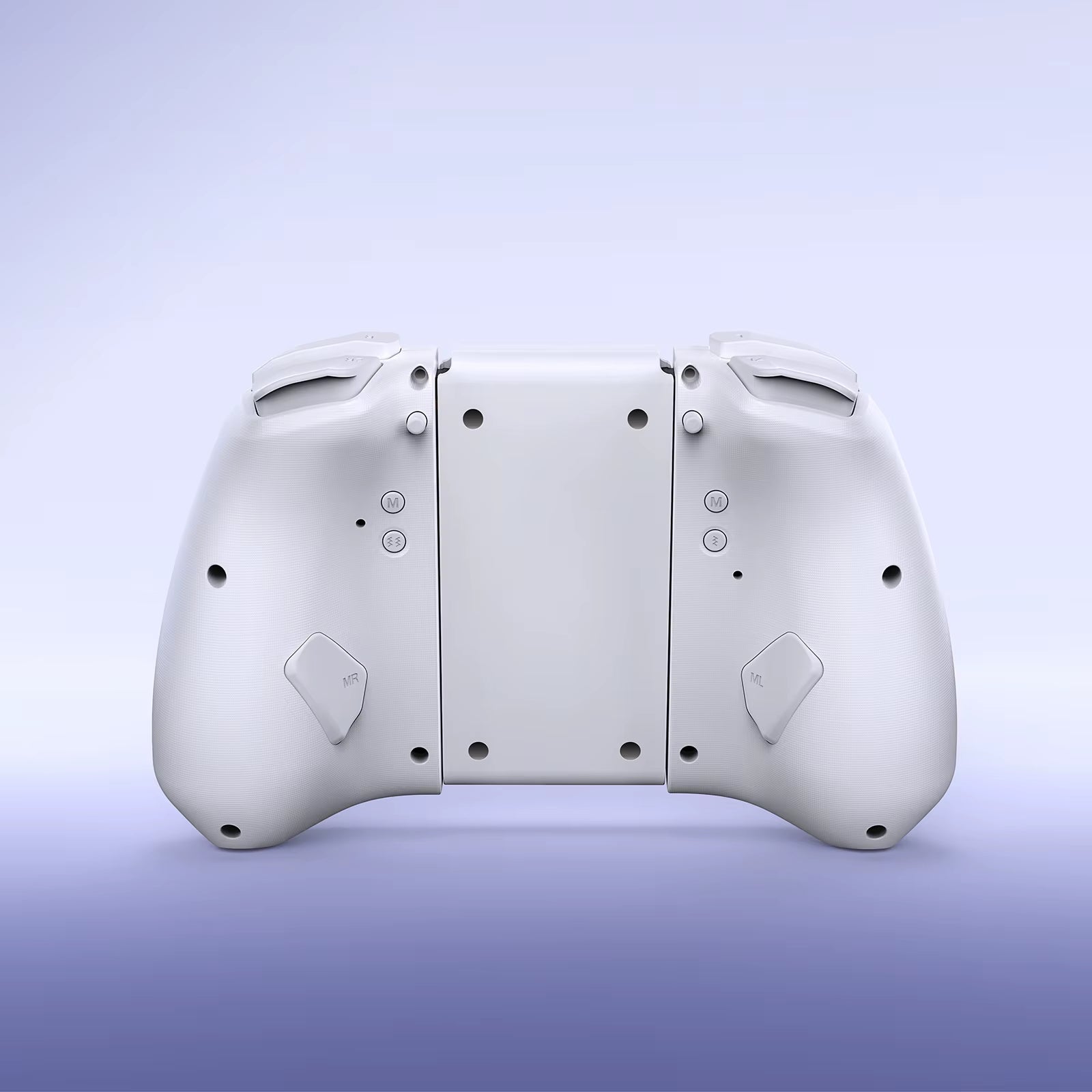Pro Hall Wireless Game Controller with RGB Lighting for Nintendo Switch - White Gamepad