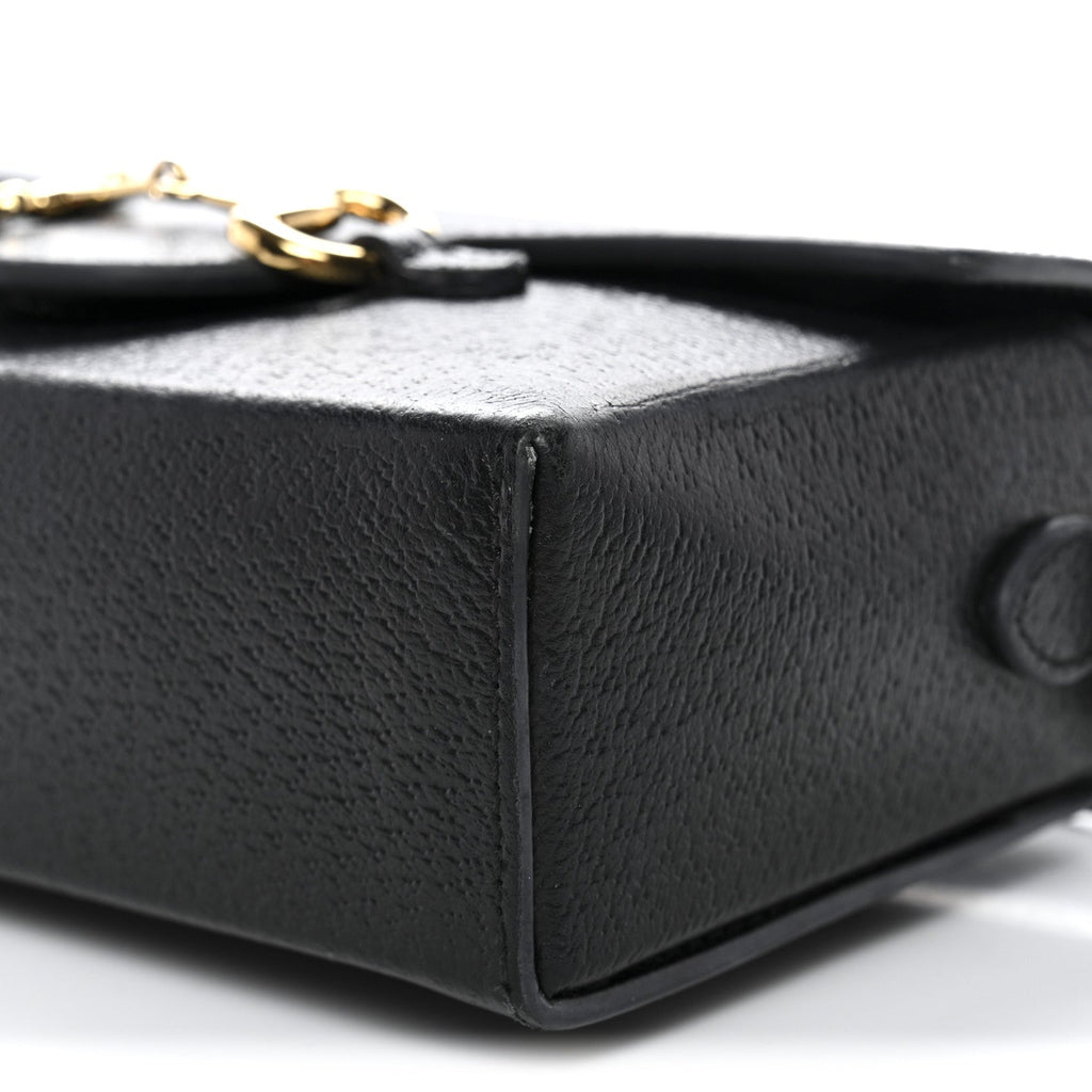Calfskin Horsebit 1955 Shoulder Bag Black