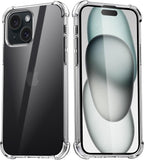 Entronix Case Compatible with iPhone 15 - [Flexible] TPU Clear