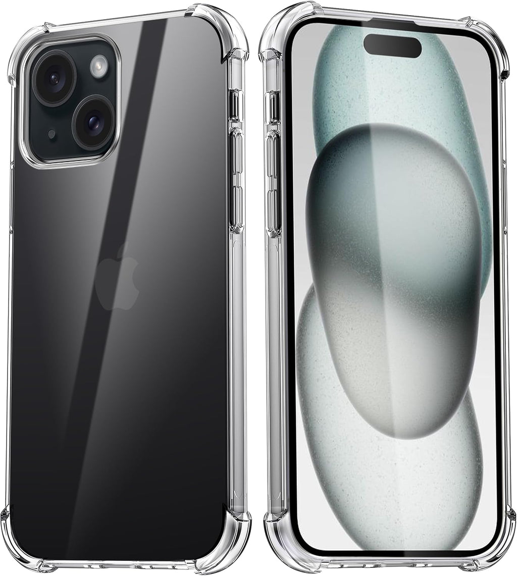 Entronix Case Compatible with iPhone 15 Plus - [Flexible] TPU Clear