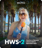 Movo HWS-2 Colored Windscreens (Yellow/Orange)