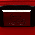 Calfskin Studded Loubiposh Clutch Black