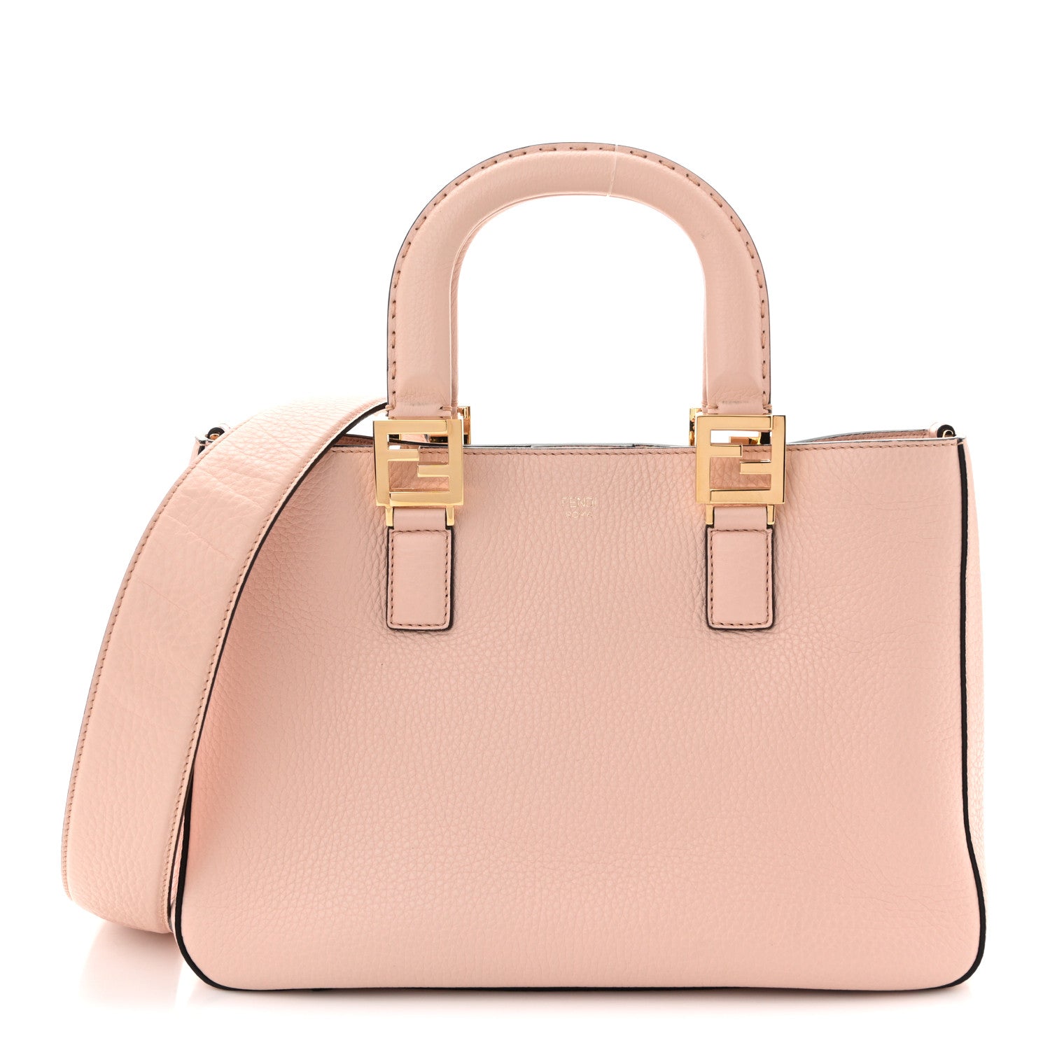 Cuoio Romano Selleria Small FF Tote Cipria