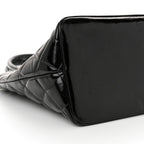 Patent Medallion Tote Black