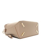 Calfskin Large Puzzle Edge Bag Sand