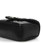 Lambskin Matelasse Mini GG Marmont Shoulder Bag Black