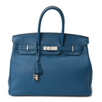 Togo Birkin 35 Bleu Izmir