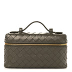 Calfskin Intrecciato Bang Bang Vanity Case Pinecone