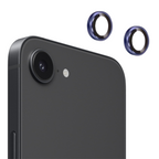 Entronix Camera Lens Protector Compatible with iPhone 16E - Luxury Metal, 2-Piece Combo