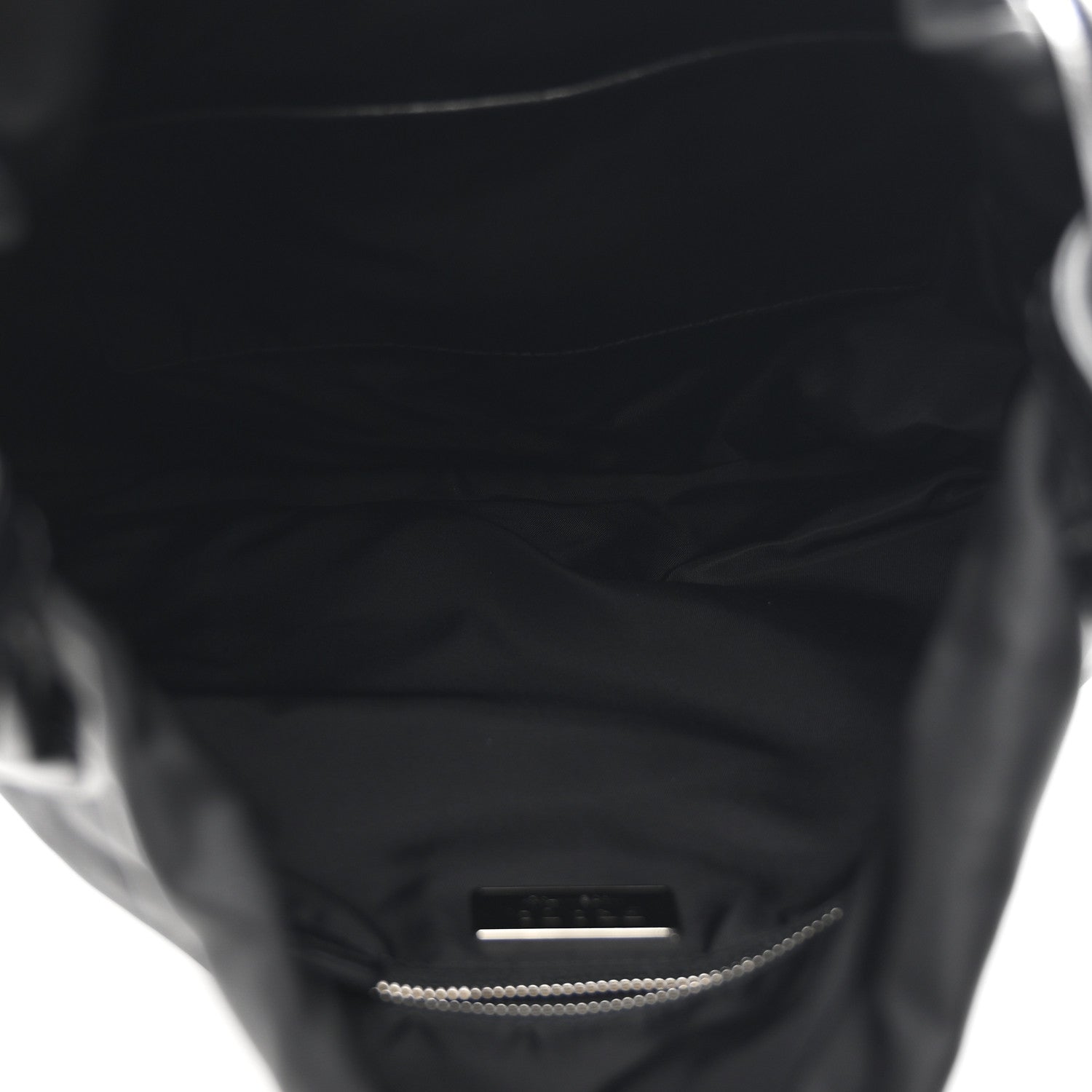 Tessuto Nylon Passama Embroidered Bag Black