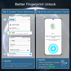 Entronix Anti-Spy Privacy Screen Protector Compatible with Galaxy A03 - 3-Piece Combo