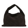Suede Intrecciato Small Hop Fondant