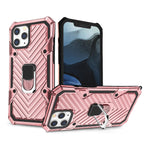 Iphone 12 Pro Max Kickstand Anti-Shock And Anti Falling Case In Rose Gold