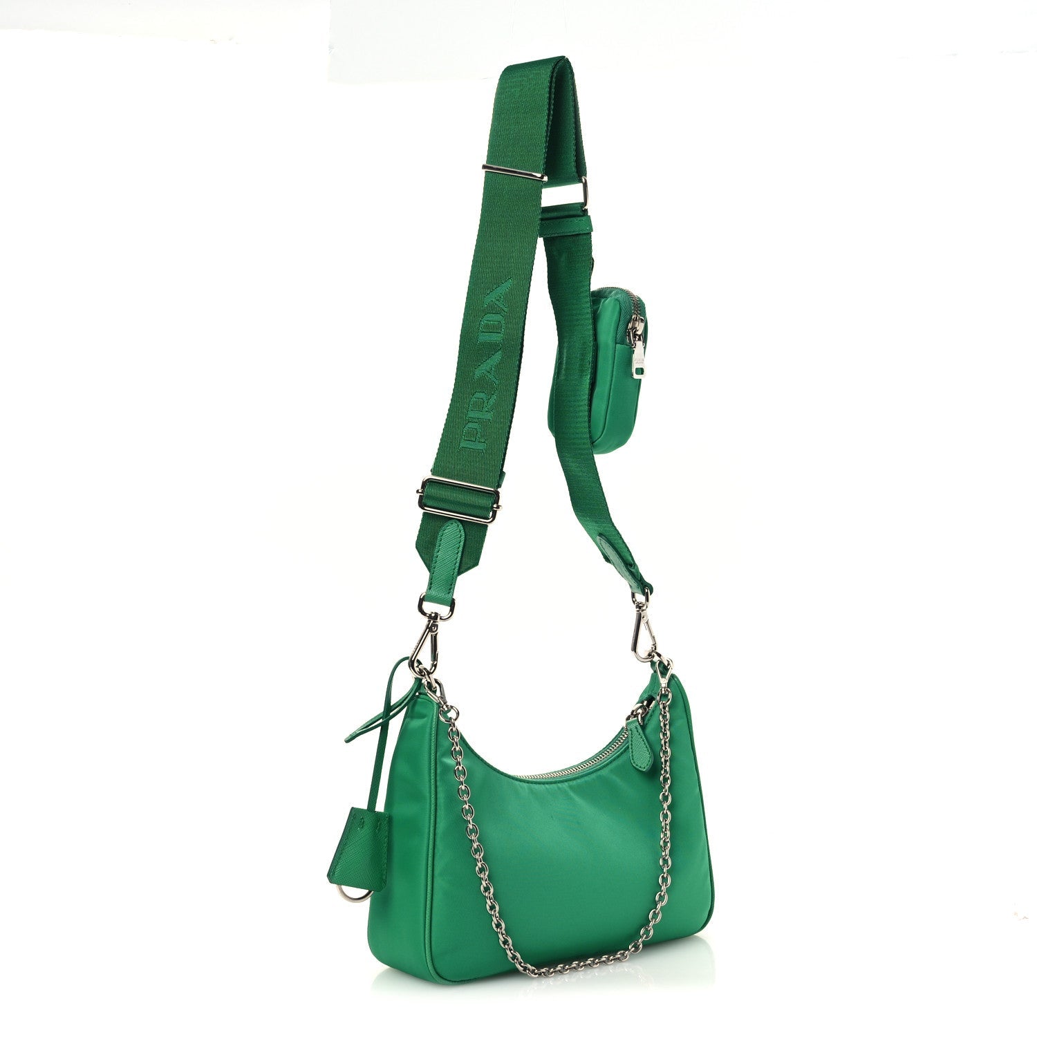 Re-Nylon Re-Edition 2005 Shoulder Bag Menta