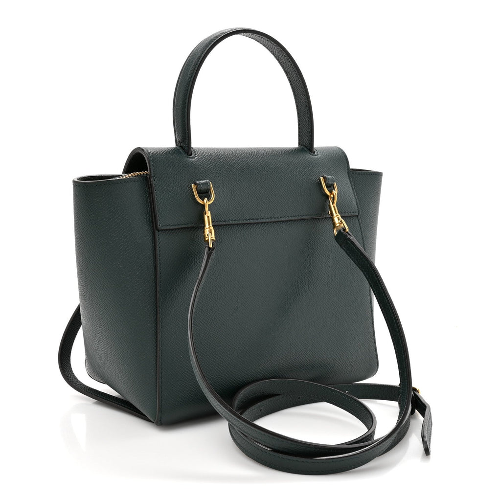 Grained Calfskin Nano Belt Bag Amazone