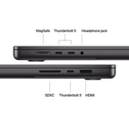 16-Zoll MacBook Pro mit M5 Pro oder Max – Standard Display – Space Schwarz