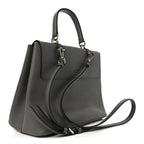 Saffiano Cuir Convertible Top Handle Tote Marmo