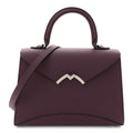 Carat Calfskin Gabrielle PM Eggplant