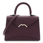 Carat Calfskin Gabrielle PM Eggplant